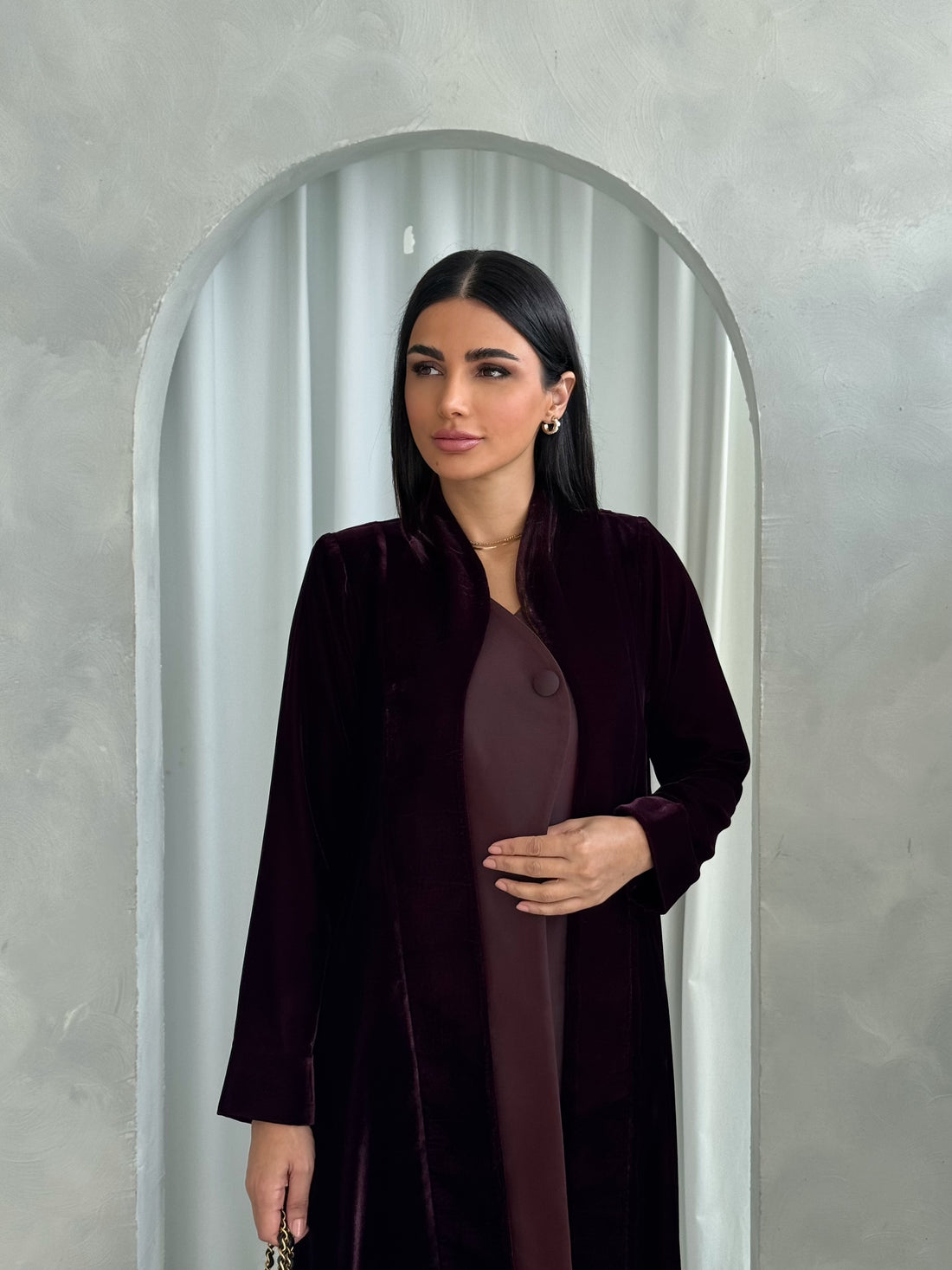 Serena in Burgundy
