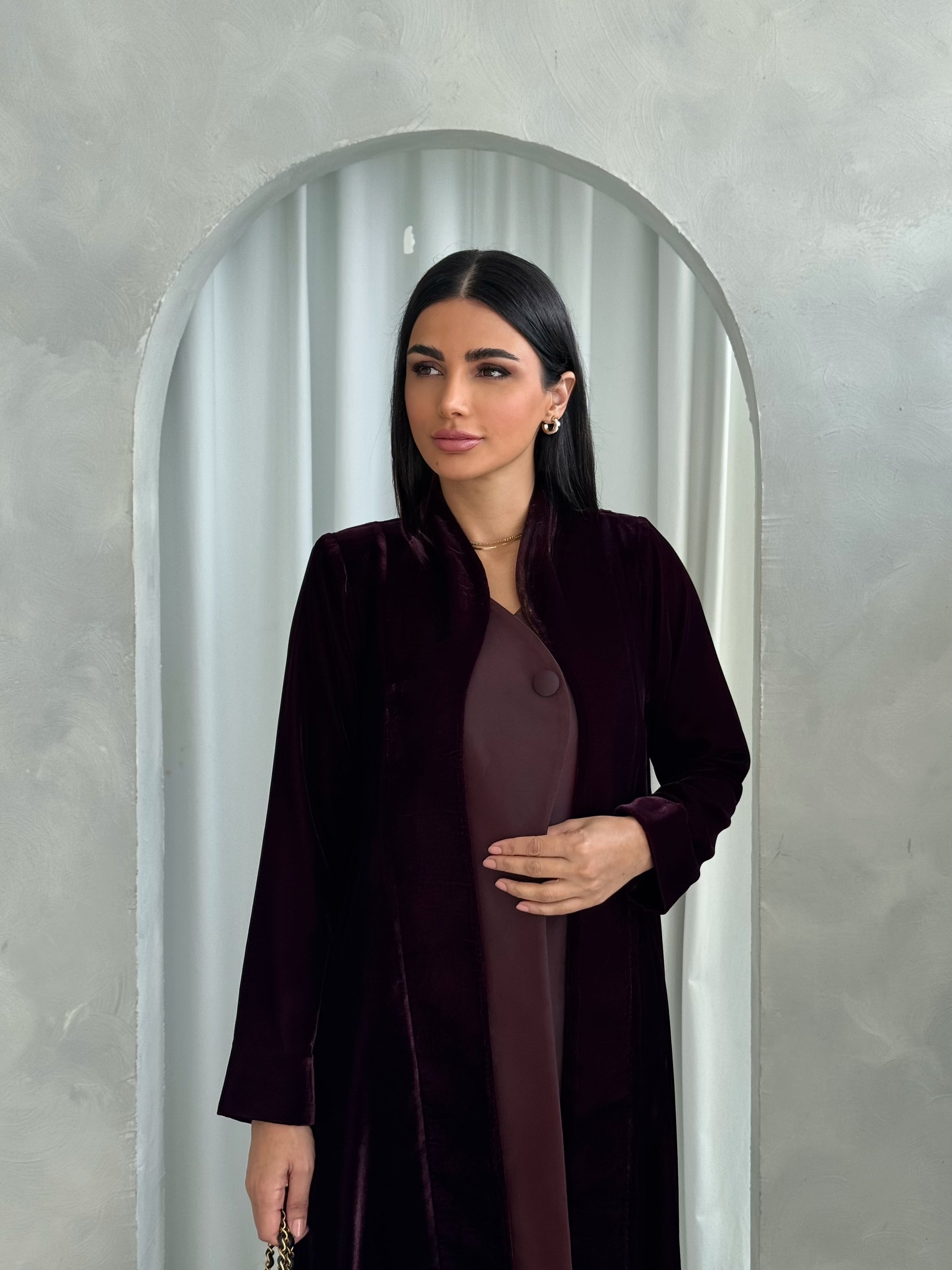 Serena in Burgundy