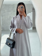 Suede blazer in Grey