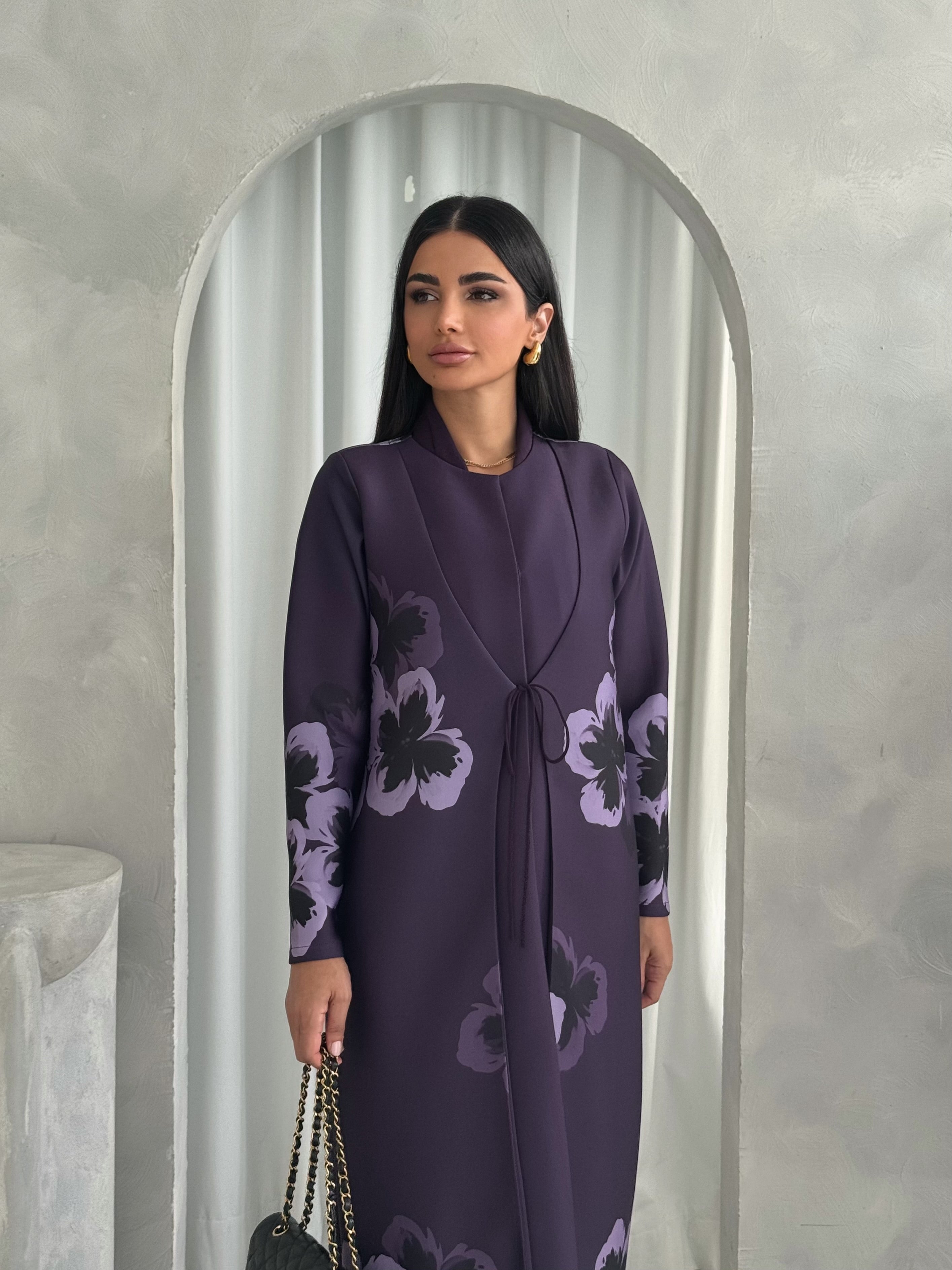 Nuha in Purple