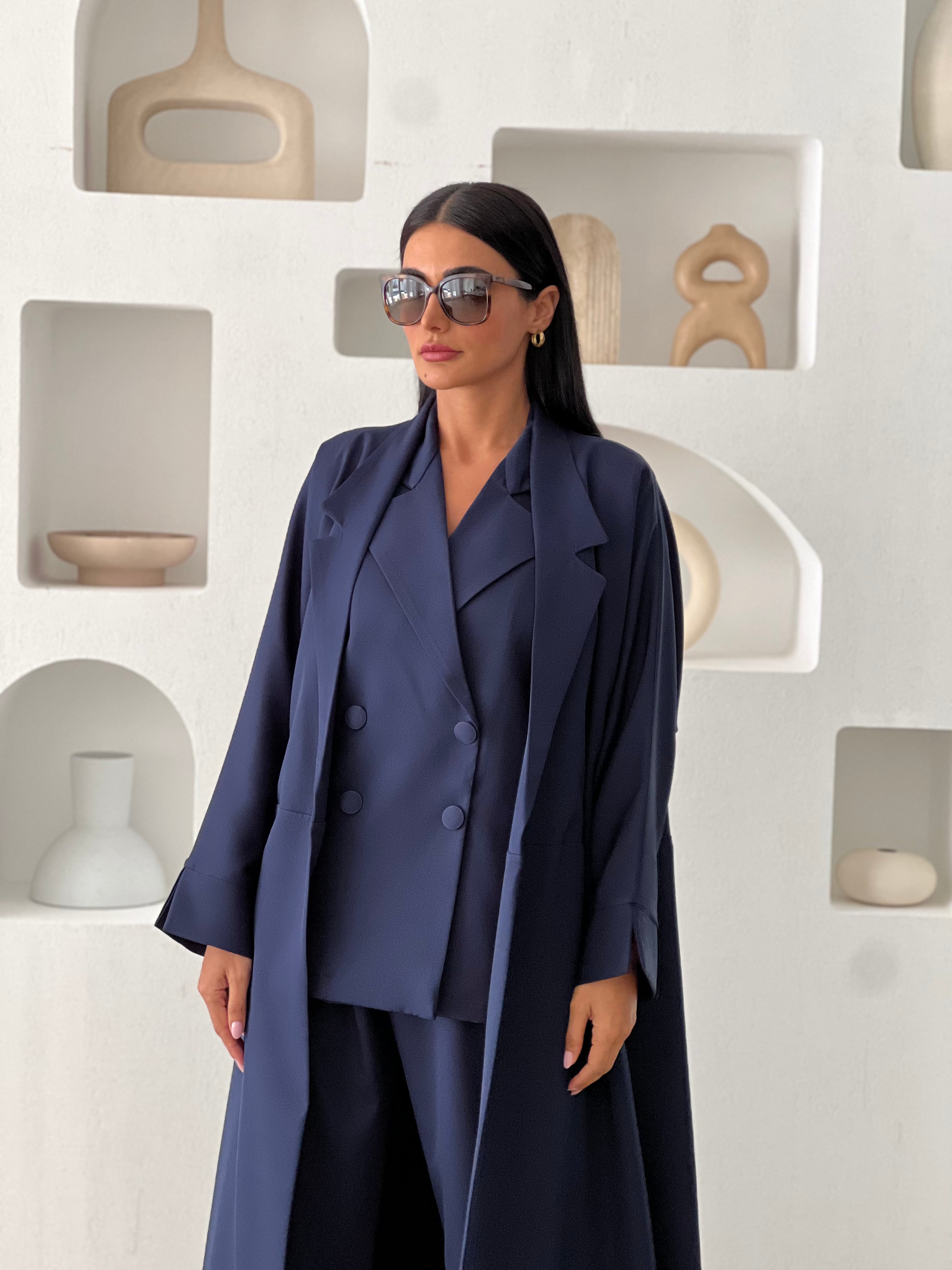 Girl Boss Set Navy