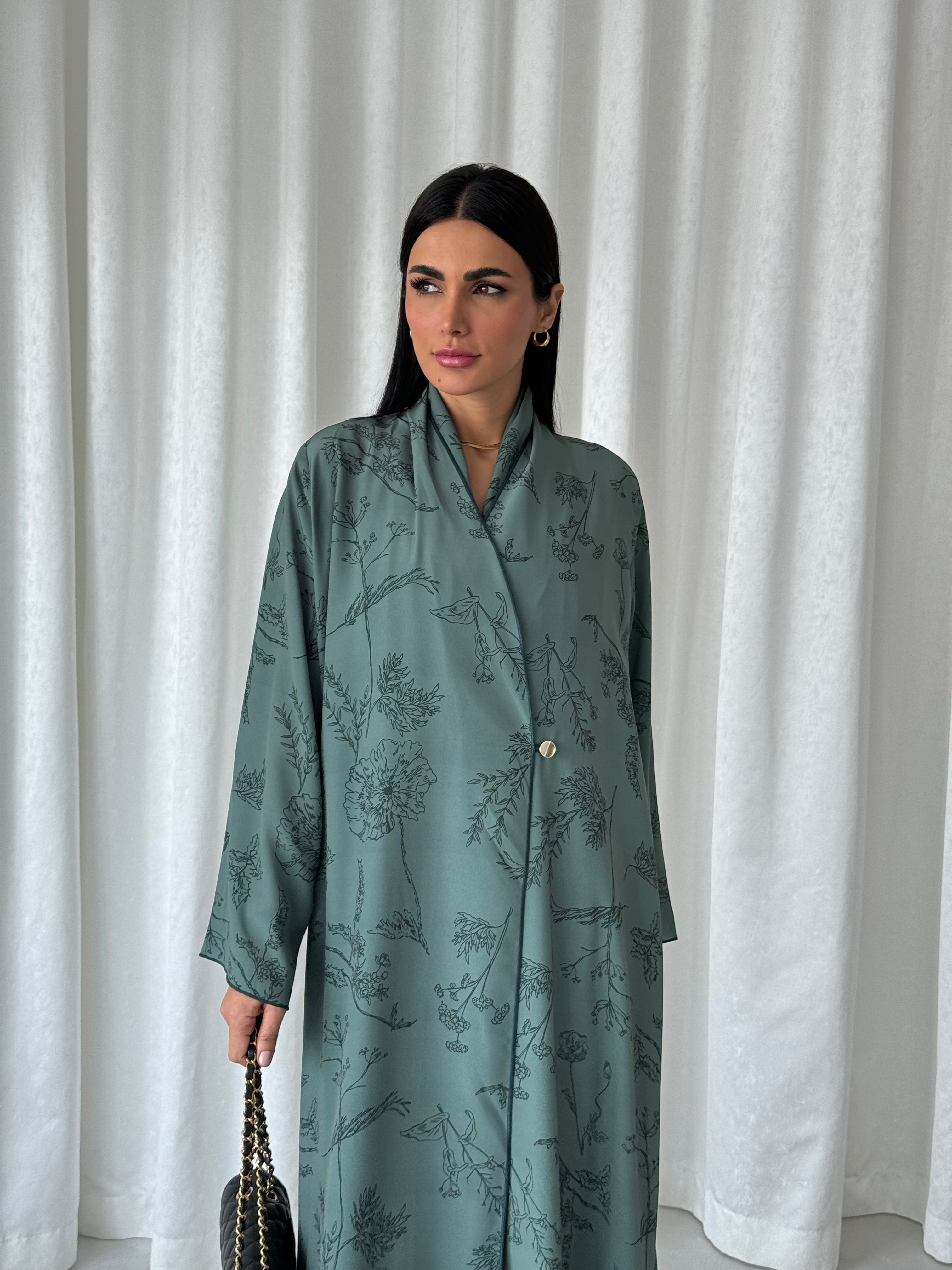 Floral in Green