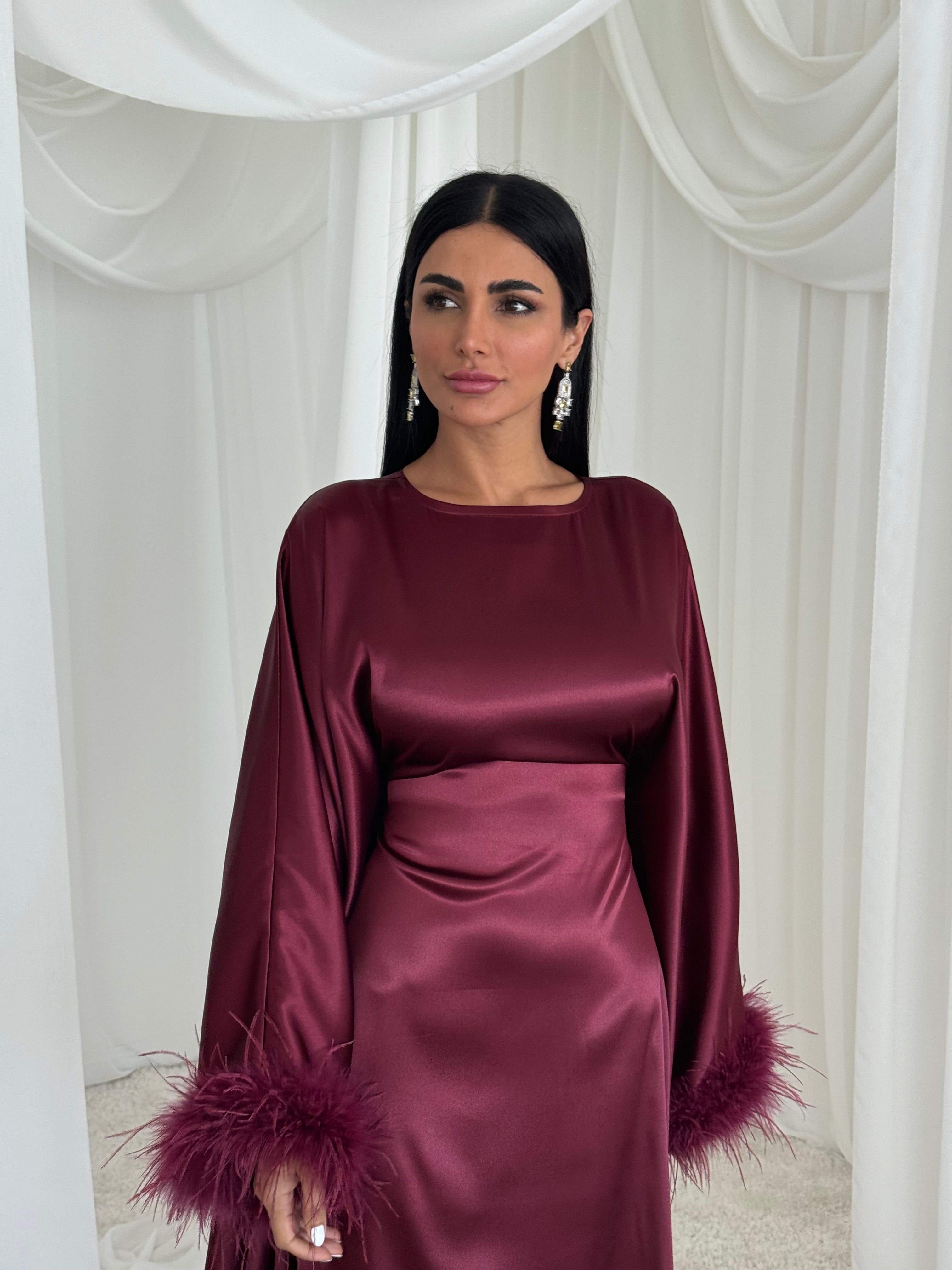 Arwa in Maroon