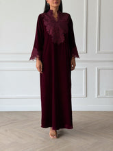 Ghayda in Velvet Maroon