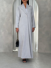 Suede blazer in Grey