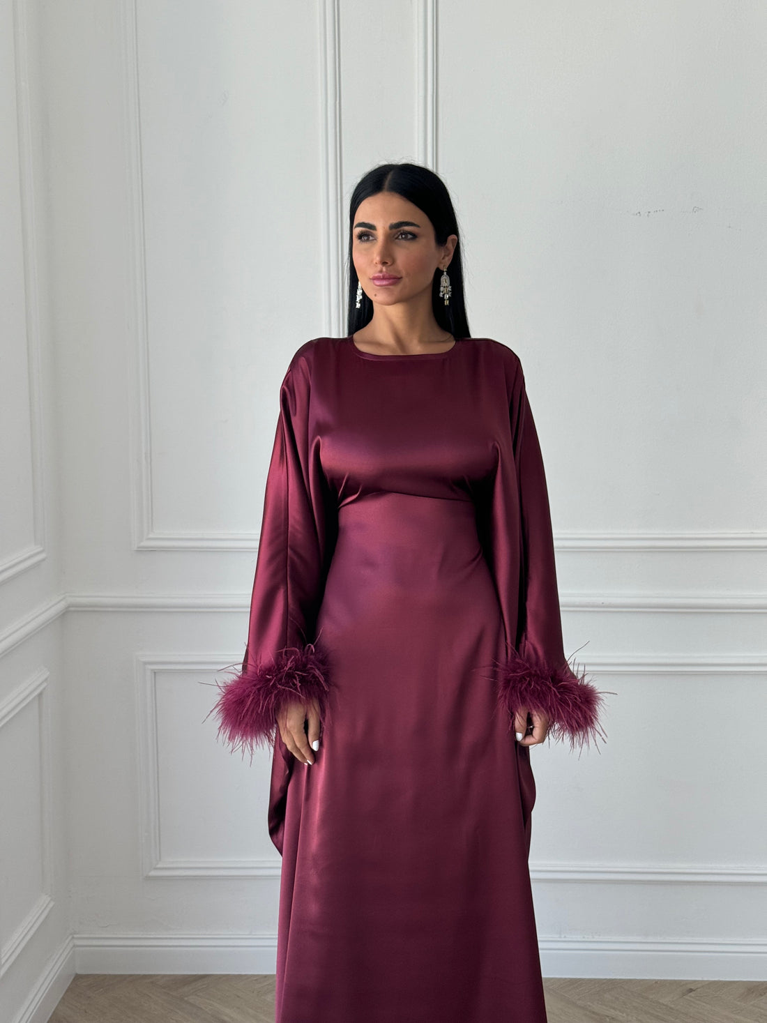 Arwa in Maroon