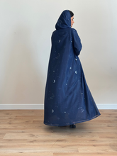 Moon Abaya in Navy