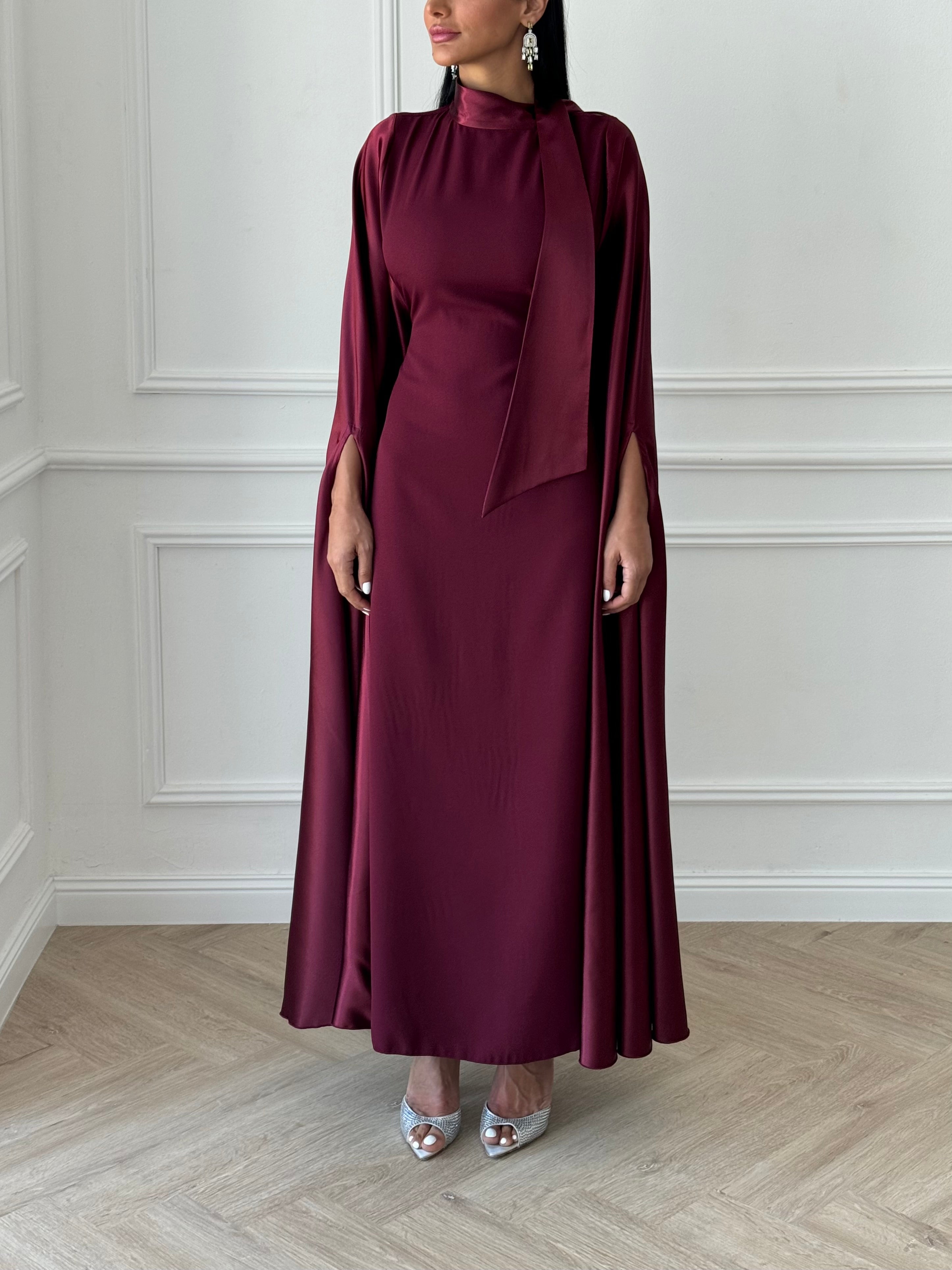 Shaikha in Maroon