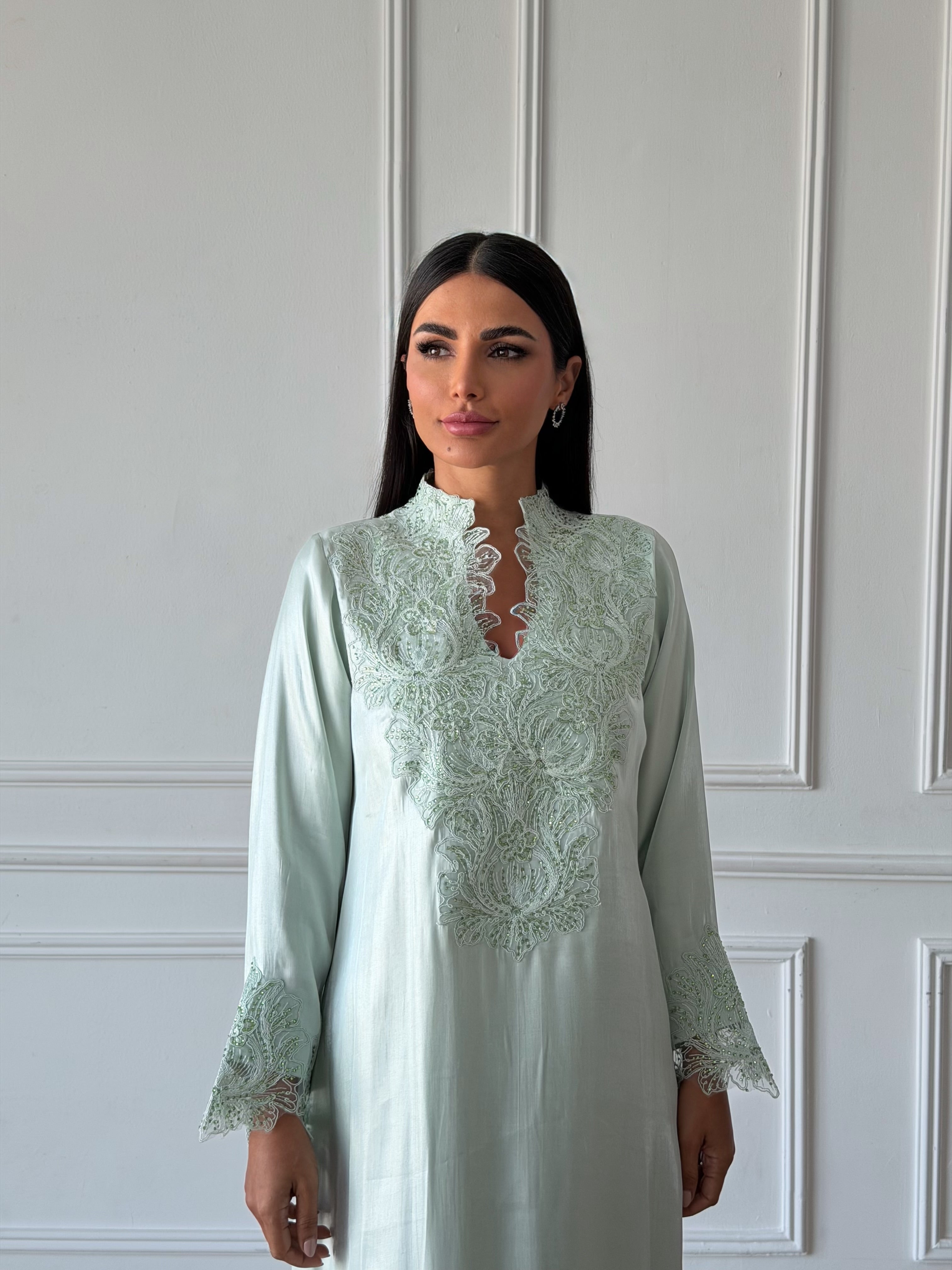 Ghayda in Shimmer Mint