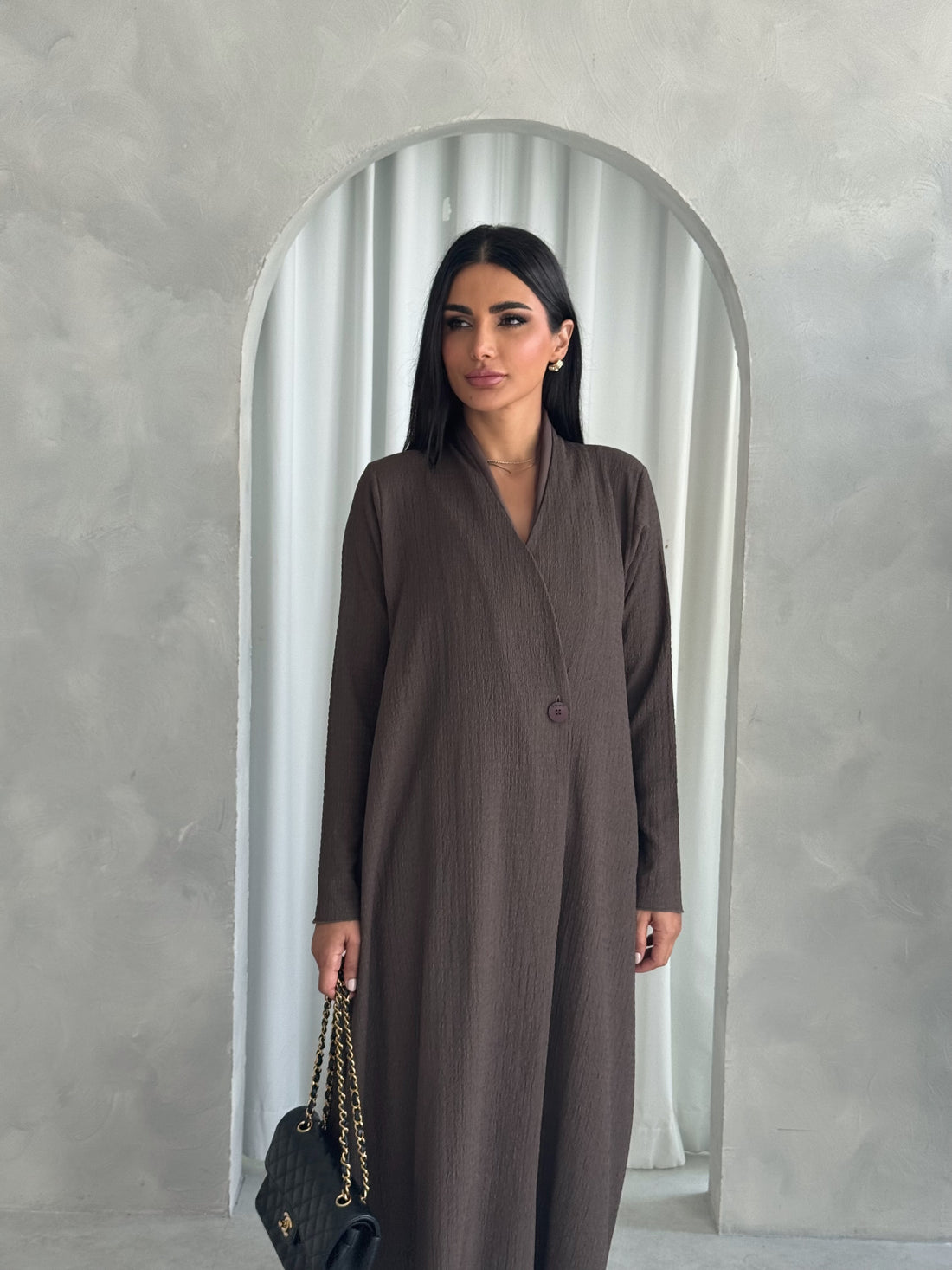 Huda in Taupe