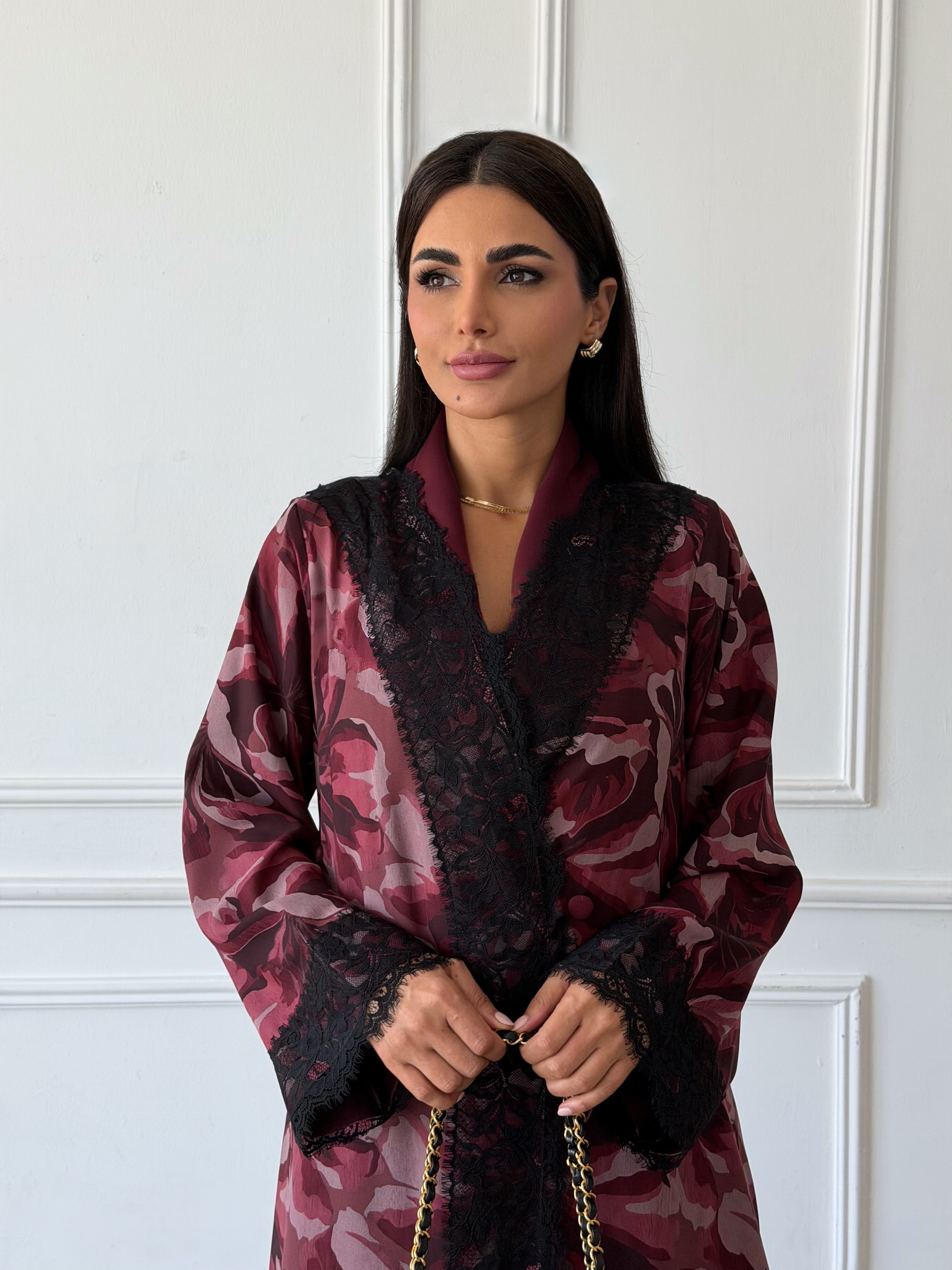 Madiya in Maroon