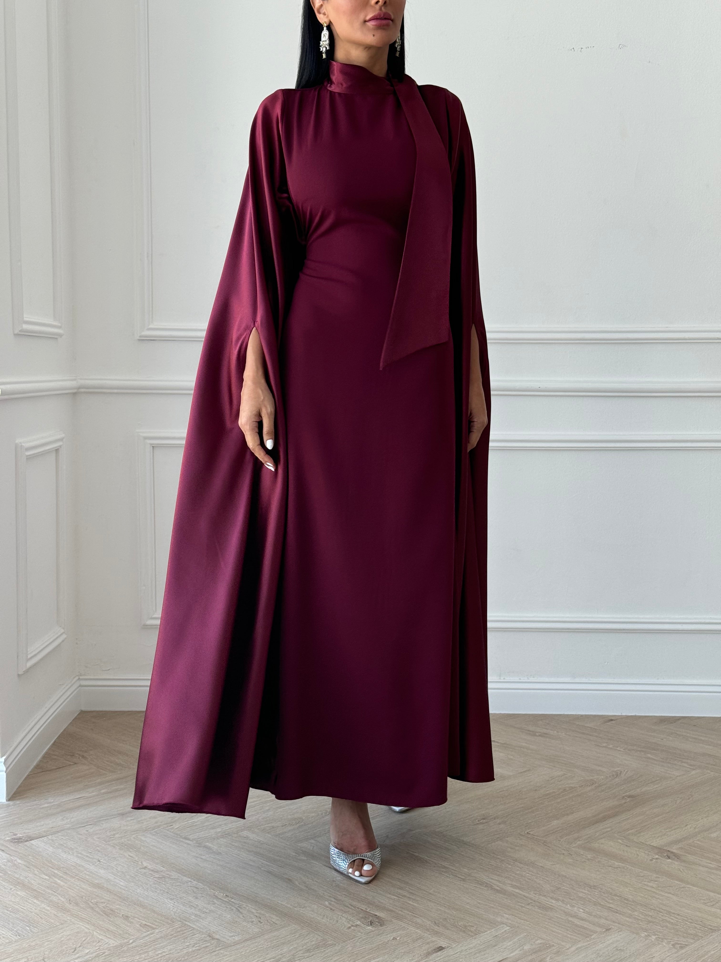 Shaikha in Maroon
