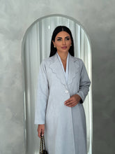 Suede blazer in Grey