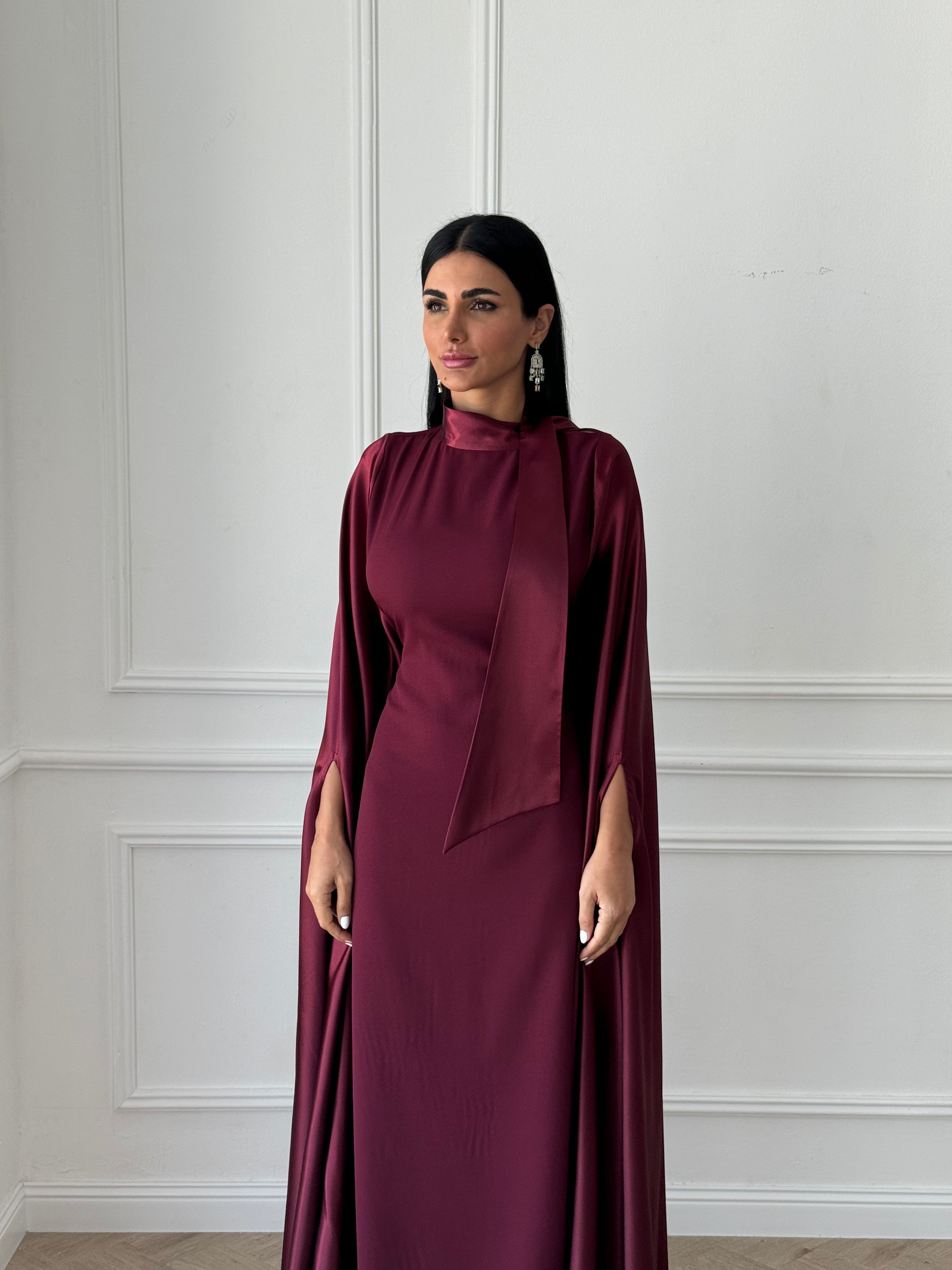 Shaikha in Maroon