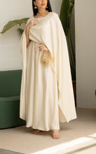 Cream Shawl Dress