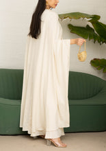 Cream Shawl Dress