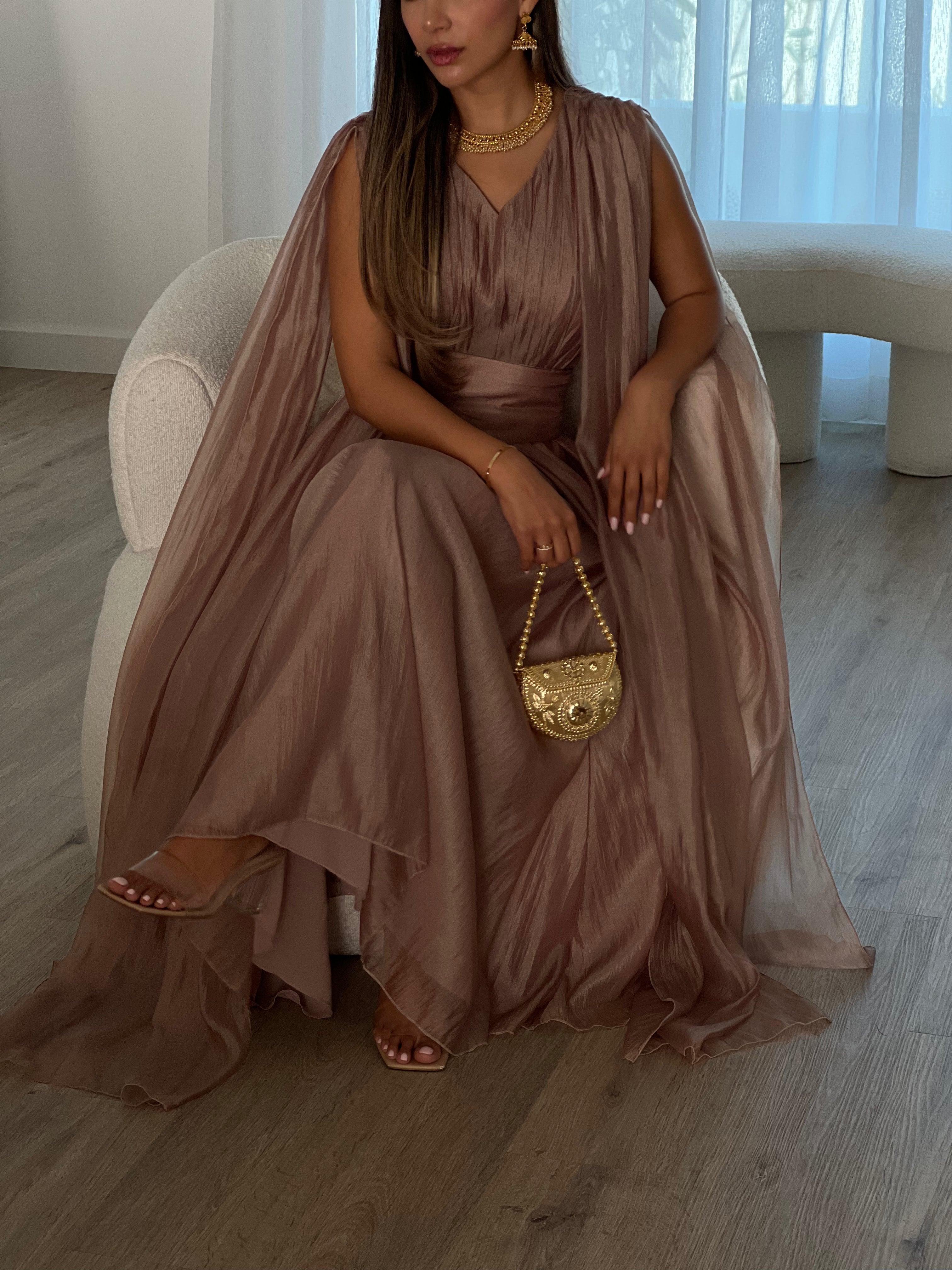 Maia Dress - Rose Gold
