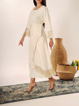 Ivory Tassels Kaftan