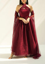 Tulle Set Maroon